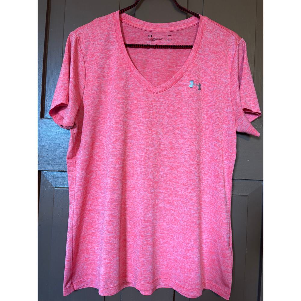 Womens Under Armor Heat Gear T-Shirt Size Large